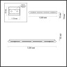 Универсальное основание ODEON LIGHT HIGHTECH ODL23 165 1200мм MOLTO 4345/120